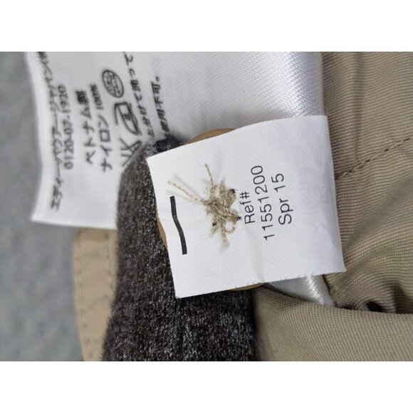 Eddie Bauer Travex Pants Mens 32x30 (Meas 31x28.5) Belted Cargo Hiking Beige - Picture 7 of 13